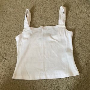 White tank top